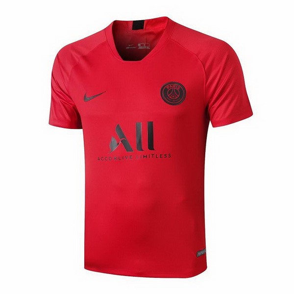 Camiseta de Entrenamiento Paris Saint Germain 2019 2020 Negro Rojo